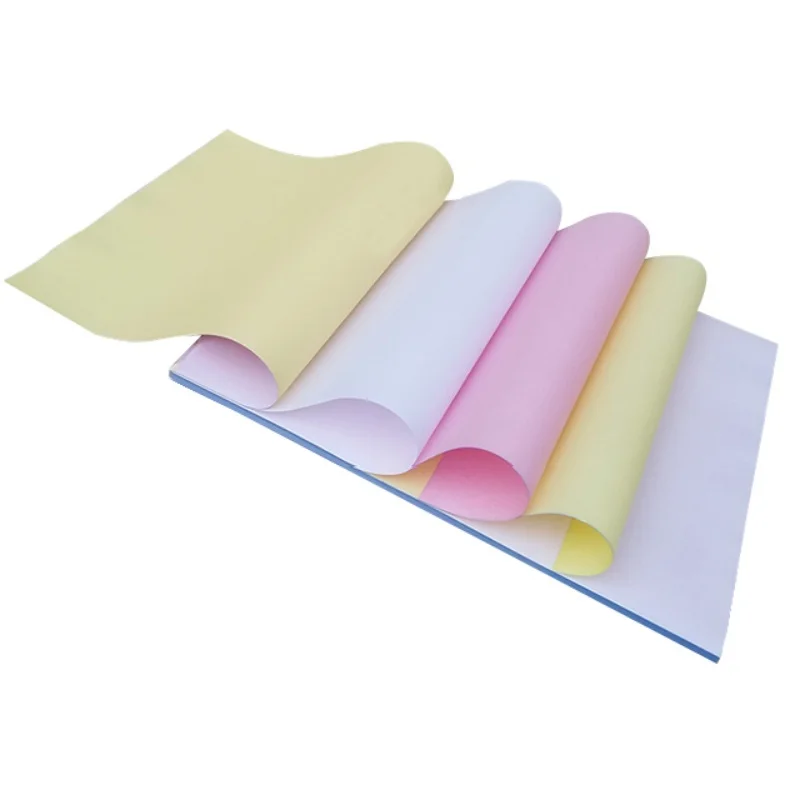 Good Selling  Invoice Bill Non Carbon Paper  Blue Image 3 Ply Ncr Computer Form Paper