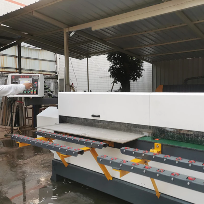 3200MM Porcelain SLAB  cutting machine Fully automatic 45 degree ceramic tiles cutting machine