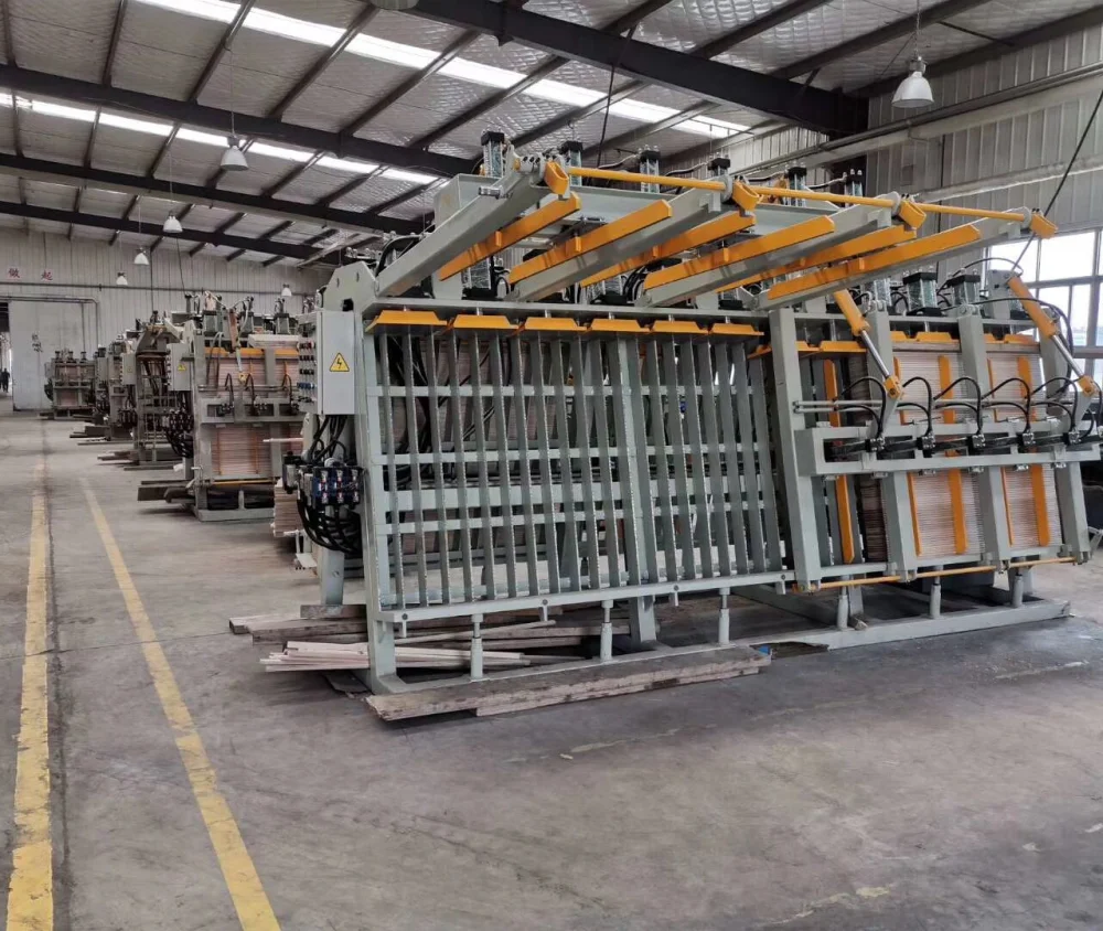 Automatic Wood Panel Composer Hydraulic Press Double Side Clamp Carrier