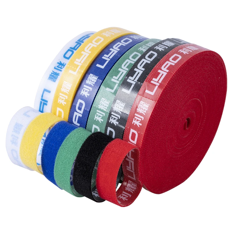 25M Easy Wrap Hook and Loop Tape Versatile Garden Fastener and Plant Tie Customizable Colored Velcroes Strips for All Your Needs