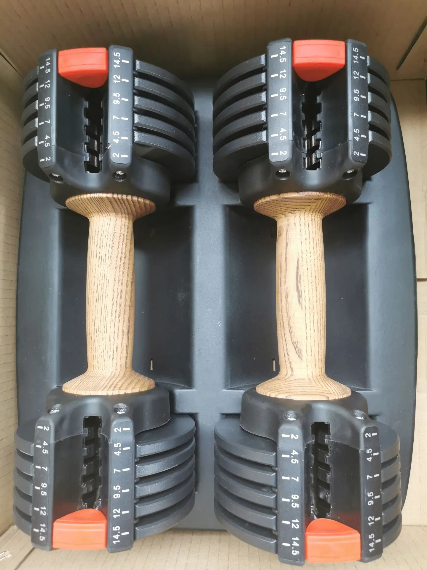 schvodon/oem/odm/customized adjustable dumbbell 2-14.5 LBS for home and commercial use