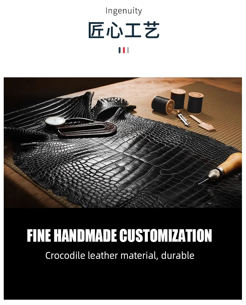 Luxury Casual Custom Spike Sport Shoes Crocodile Leather Golf Shoes For Men Leather Breathable Waterproof Antiskid Golf Shoes