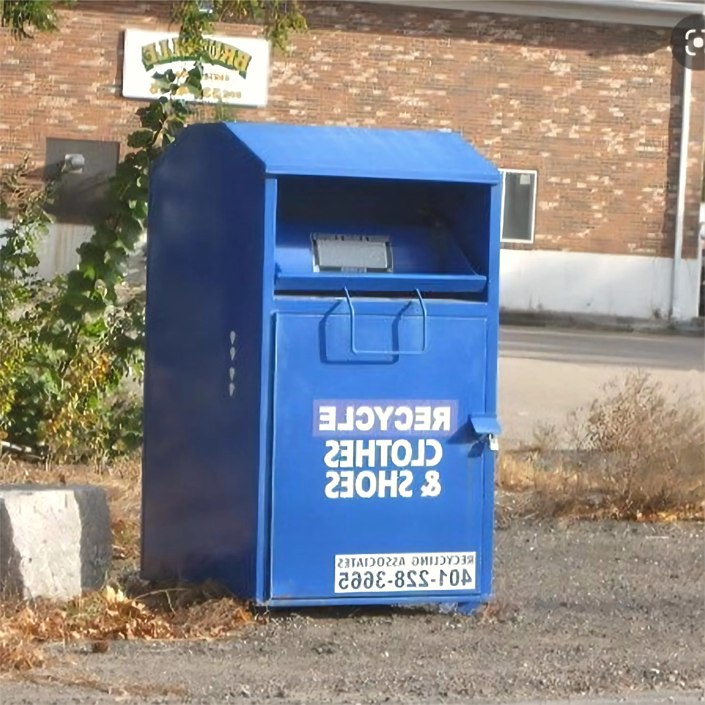 Clothes Container Donate Clothes Bin Old Clothes Recycling Bin