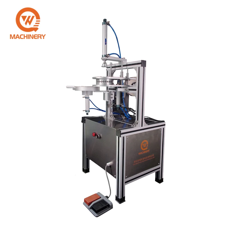 Semi--Automatic Equipment---Packaging Machine For Pleated Round Soaps In China