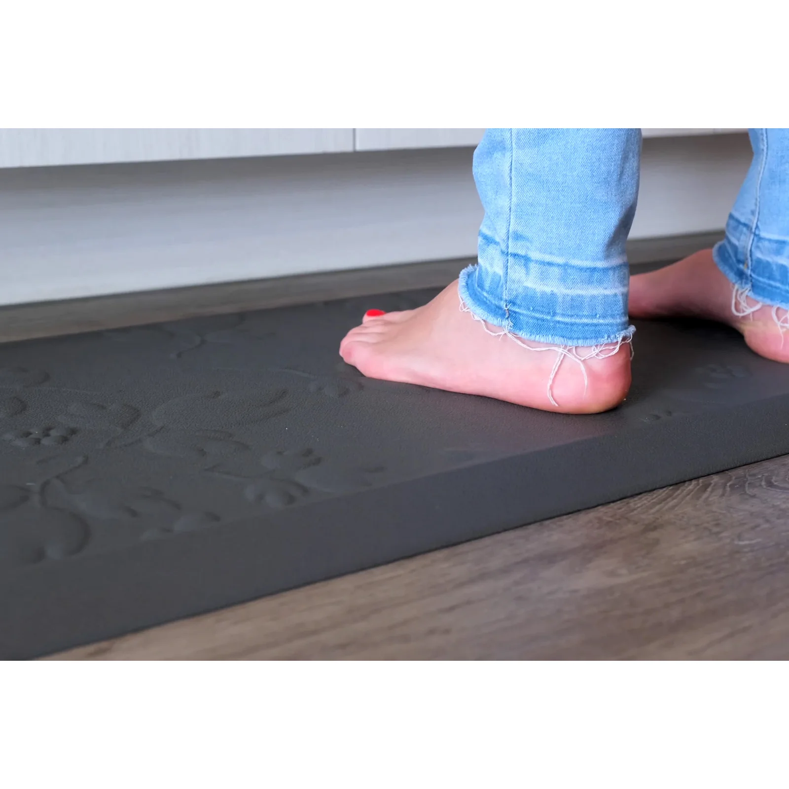 Custom Colors and Logos Cushioned Support for Comfortable Anti-Fatigue Standing Desk mats Premium Anti-Fatigue Kitchen Mat