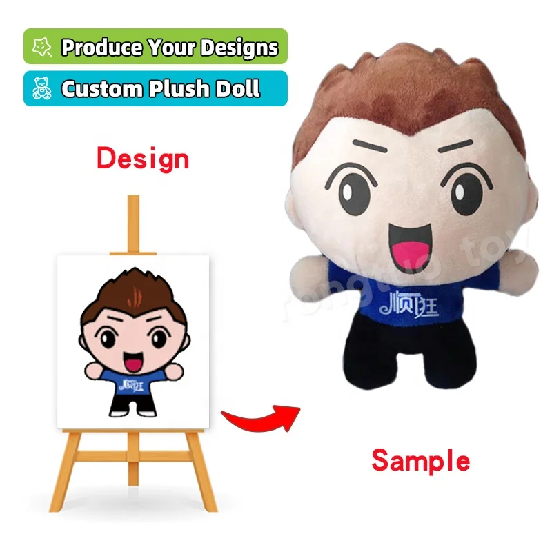OEM Custom Made Plushie Stuffed Soft Animal Doll Plush Toys for Promotional Gifts