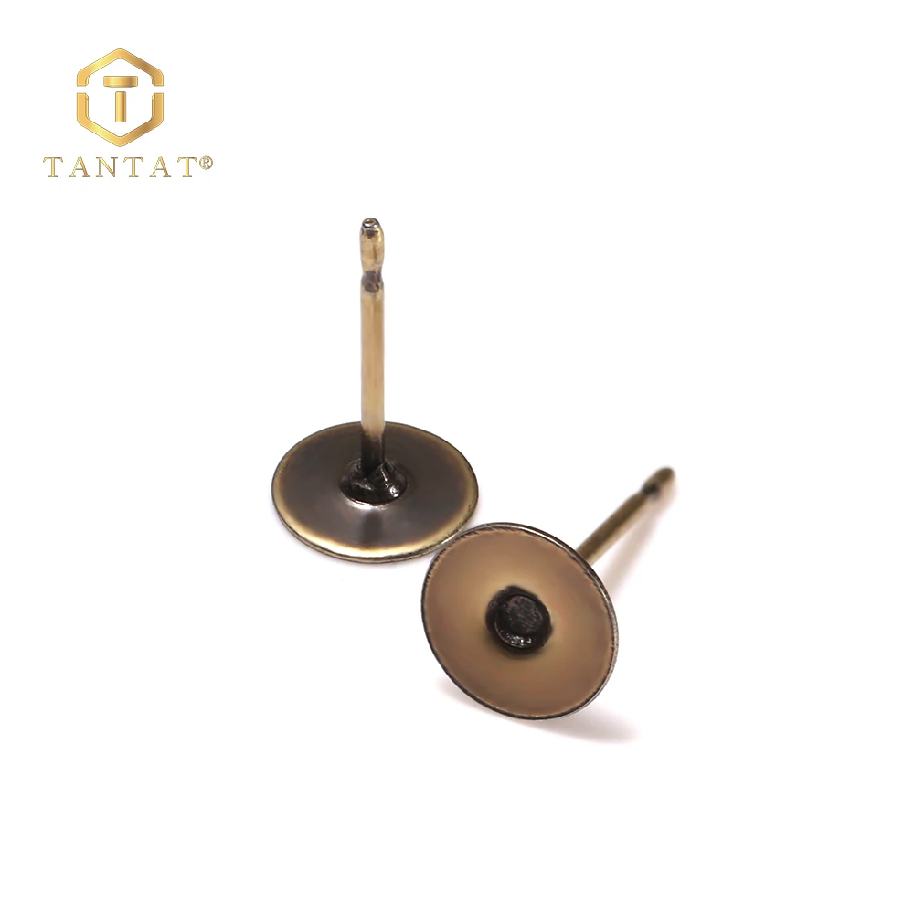 Tantat Jewellery Making Supplies Earring Posts Brass Jewelry Earrings Accessories for Making Earings