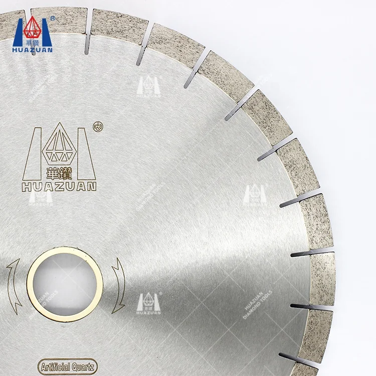 Huazuan Silent Type Diamond Saw Blade for Quartz Artificial Stone