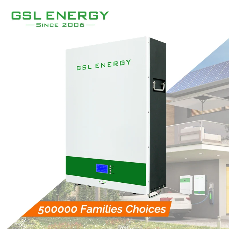GSL ENERGY Energy Storage Battery Pack Lithium Ion Battery Lifepo4 48V 200Ah 10Kwh Solar Power Wall lifepo4 48v 200ah powerwall