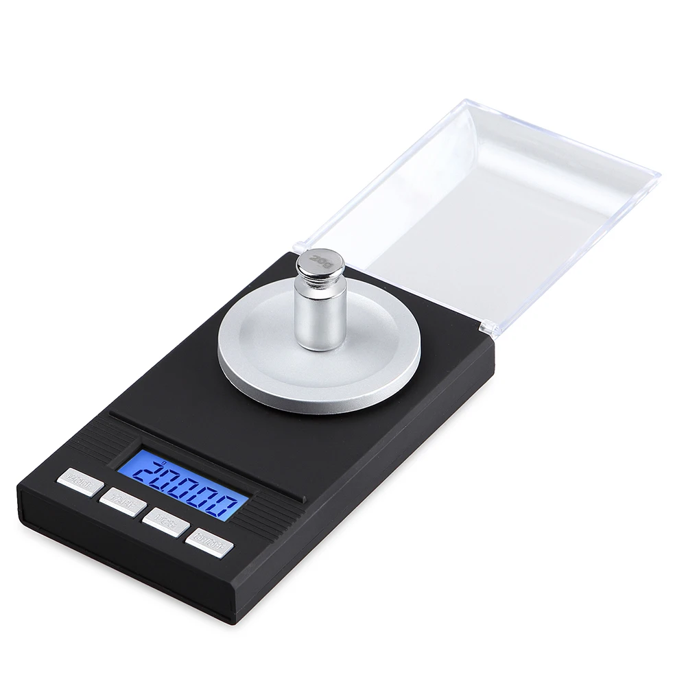 
Электронные весы 10 г/20 г/50 г/100 г, цифровые весы с ЖК-экраном, портативные лабораторные весы для ювелирных изделий, лекарств и трав, 0,001 г 