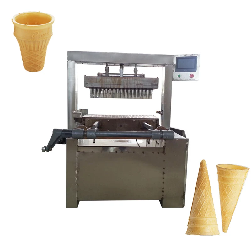 40 Heads Small Soft Ice Cream Cone Machine For Sale/Automatic Ice Cream Cone Wafer Production Line