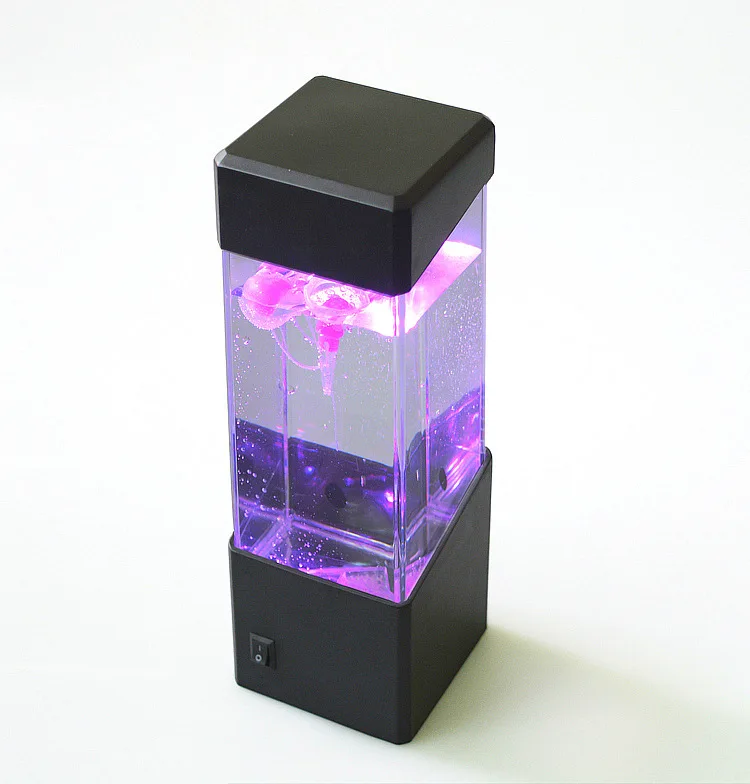 Led Jellyfish  lamp Night Light Smart Home Light Color Changing Table Lamp Aquarium Electric Mood  lights For Kids Children Gift