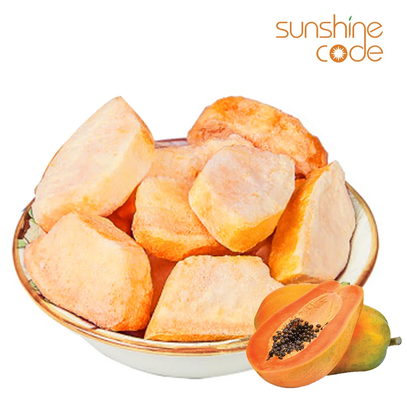 Sunshine Code Papaya Dried Premium Fd Slices Papaya Puree Factory Directly Supply With Low Price