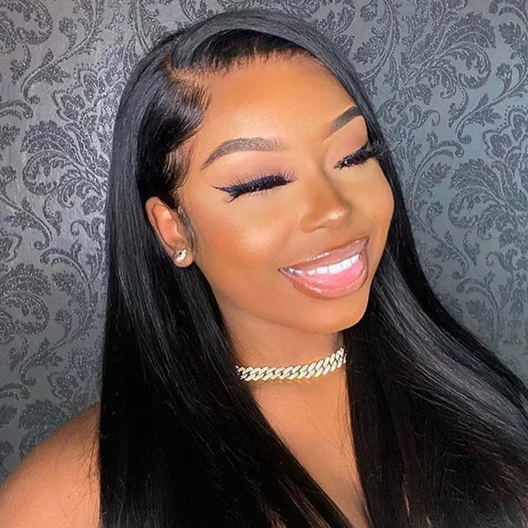 Быстрая доставка, еврейский парик, Кошерные Парики, необработанные человеческие волосы, поставщики 28 дюймов, длинная волна, 5X5, Hd, полный кружевной передний парик