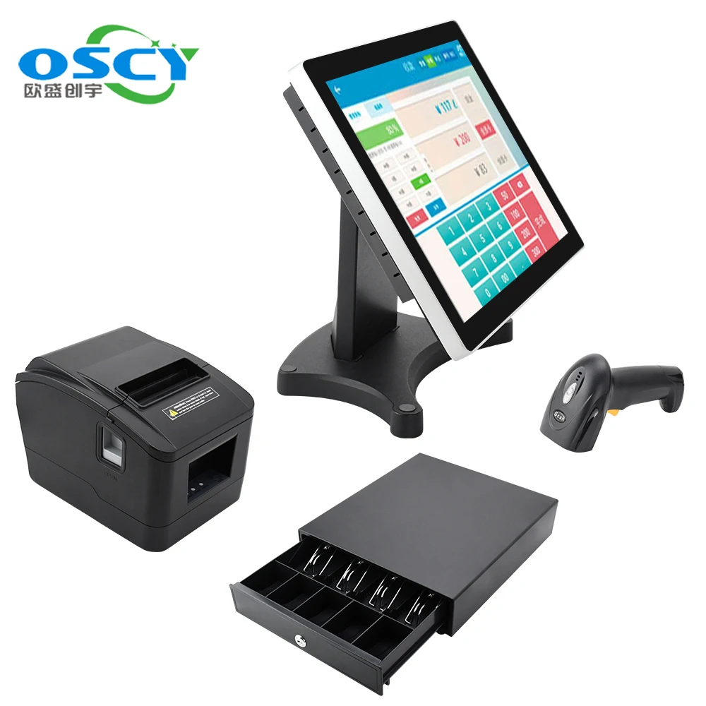 Cash register android 12 /15/17 various configurations windows configuration POS system cashier kiosk OEM/ODM Hot Touch POS