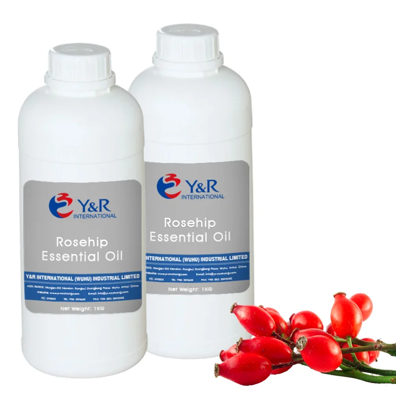 Pure Natural Organic Rosehip Seed Essential Oil Cold Pressed Rosehip Essential Oil for Body Skin Aromatherapy Use