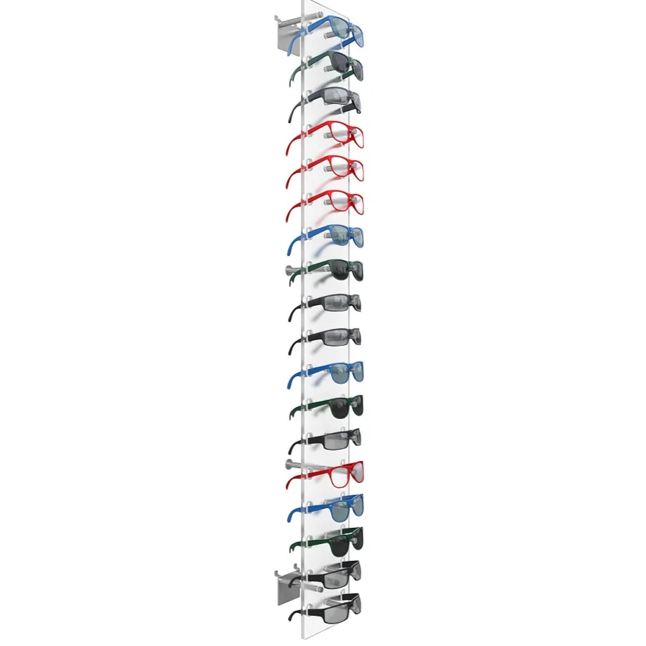 Acrylic sunglass sunglasses wall display glasses optical frame display wall mount eyeglass wall mounted eyewear display
