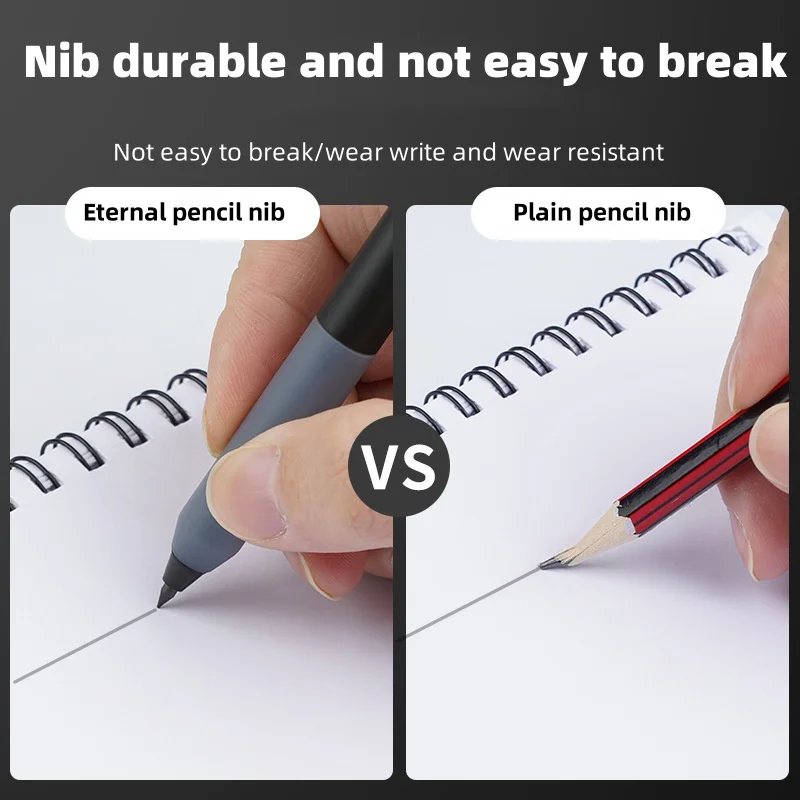 Customized Eternal Pencil No ink HB Black Lead Printing Logo