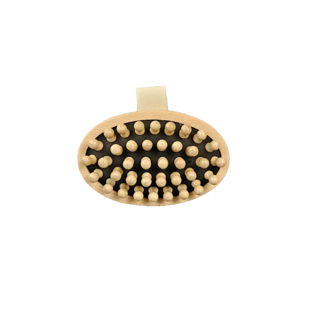 Wholesale Wooden Body Massage Brush  Handheld Massage Brush Air Cushion  Meridian Brush Meridian Slap Bamboo Massager