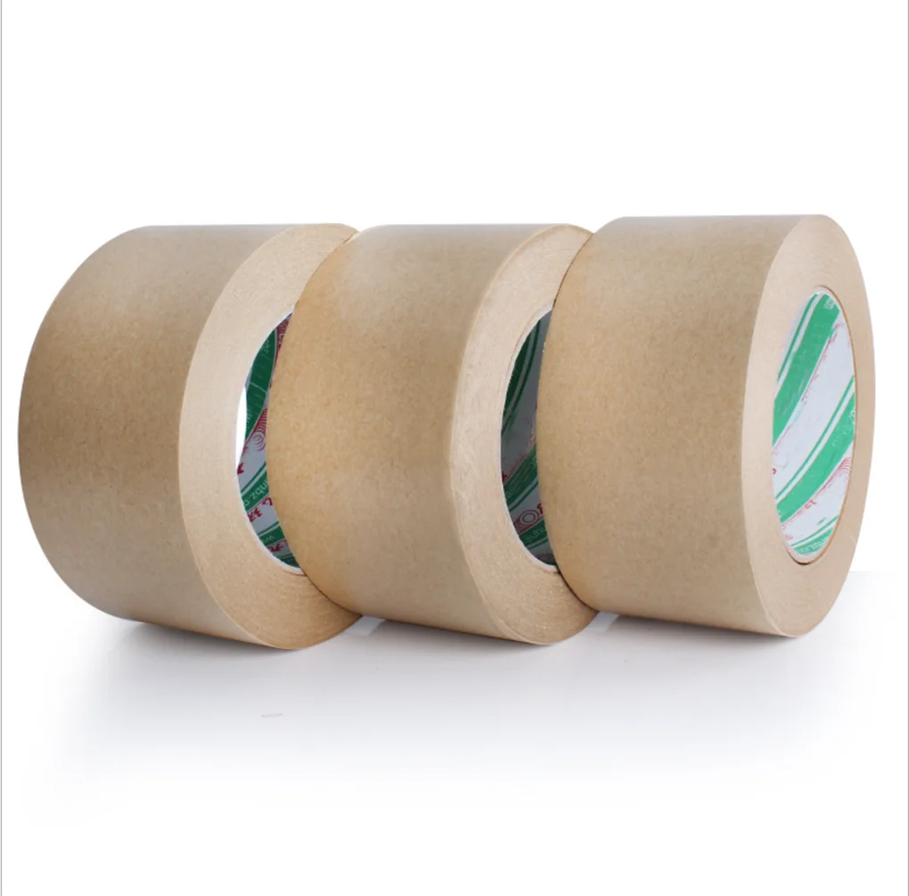 Thicker ECO Friendly Kraft Paper Tape with Strong Self Adhesive Carton Packing tape
