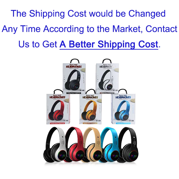 
Innoliance ST L63 Wireless Headset New Oem LED Light HiFi Audifon BT Earphone Headphones ST-L63 