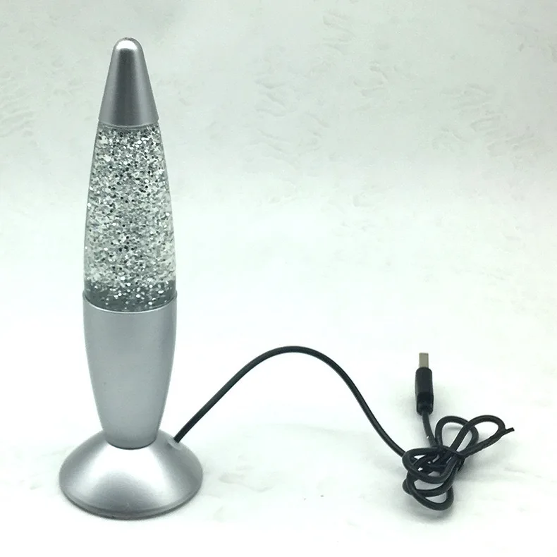 Лава лампа с воском динамический визуальный сенсорный ночник настольная USB Rocket light