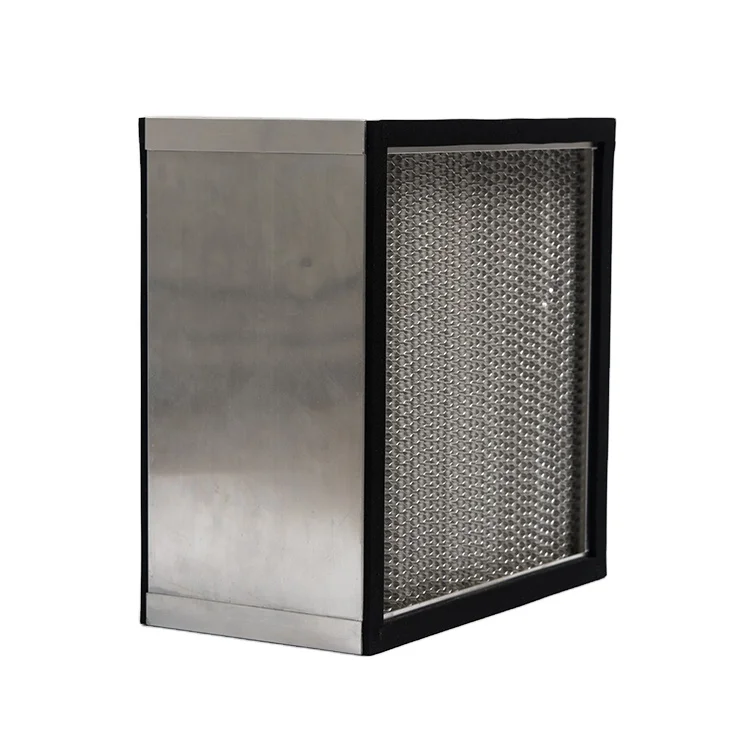Factory Stainless Steel H14 High Temperature Resistance Hepa Filter with High Strength Stiffeners
