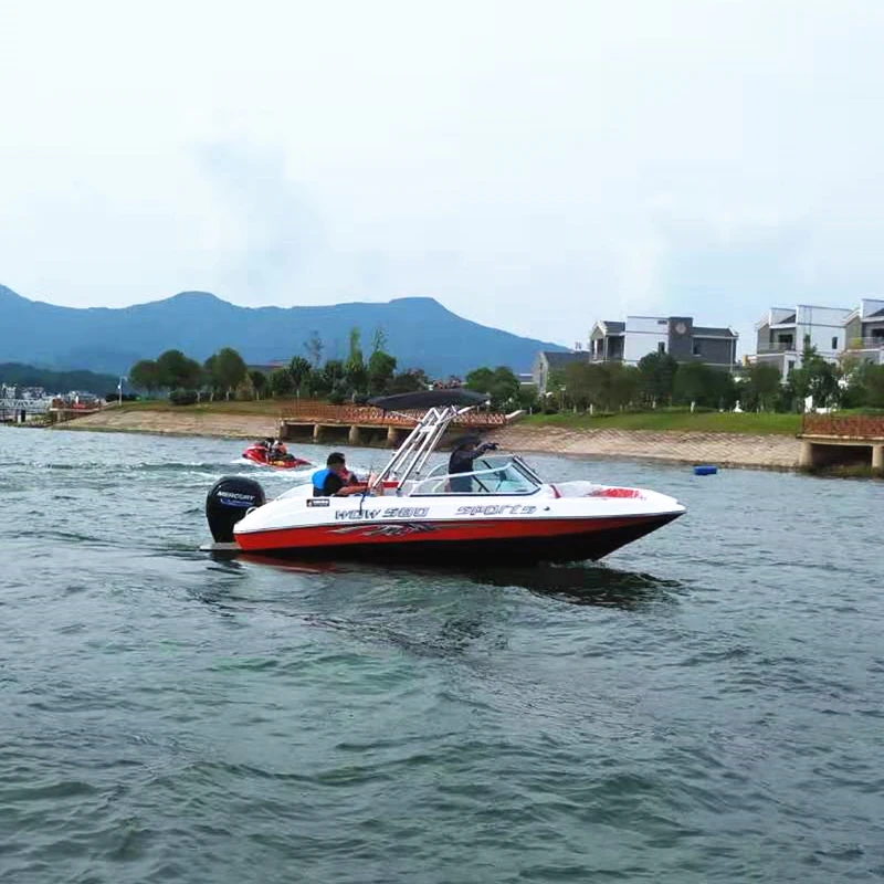 8~12 persons FRP material sport and passenger boat