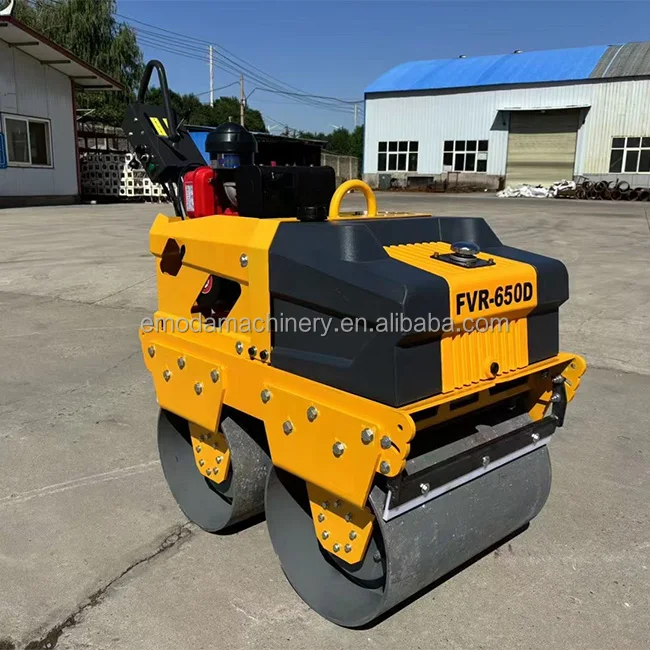 Walk-behind Double Drum Road Roller(Manual Steering)