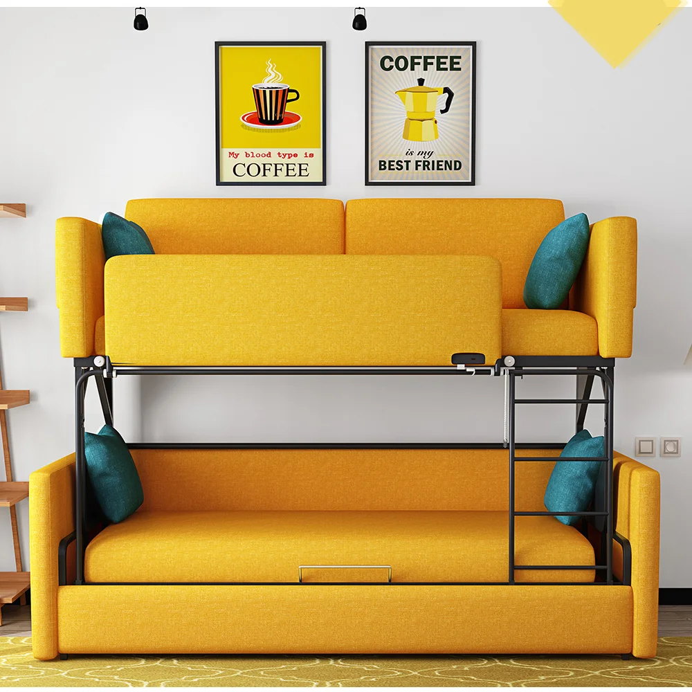 New Trend Folding Sofa Bed Sleeping Furniture Easy To Operate Multifunctional Sofas Heavy Duty Mechanism Folding Bunk Bed