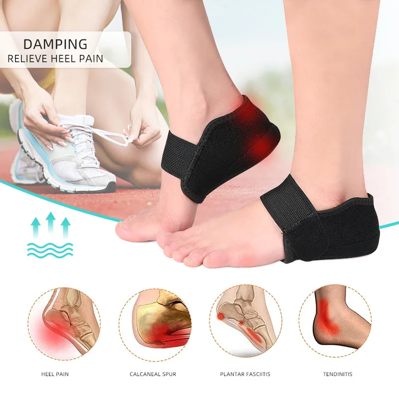 Invisible Height Increase Silicone Socks Gel Heel Pads Orthopedic Arch Support Heel Cushion Soles Insole Foot Massage