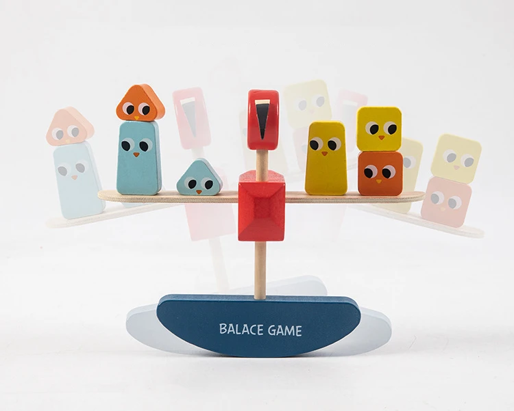 Wooden Bird Balance Stack Height Game Creative Thinking Interesting Stacking Blance Game