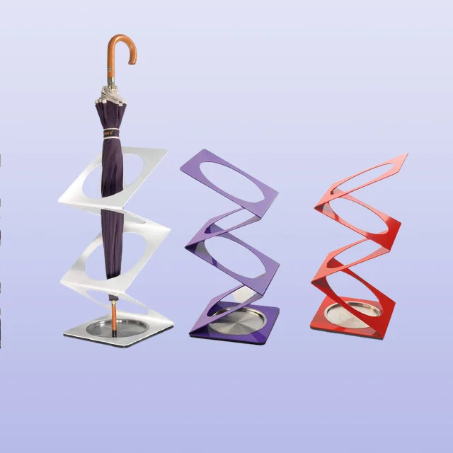 Household Decorative Indoor Iron Umbrella Stands Office Umbrella Storage Rack,Creative Umbrella Rain Gear Storage Bucket-black