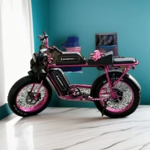 Factory direct sales city electric bicycle front and rear dual battery 500w 48v13AH fat tire electric bicycle