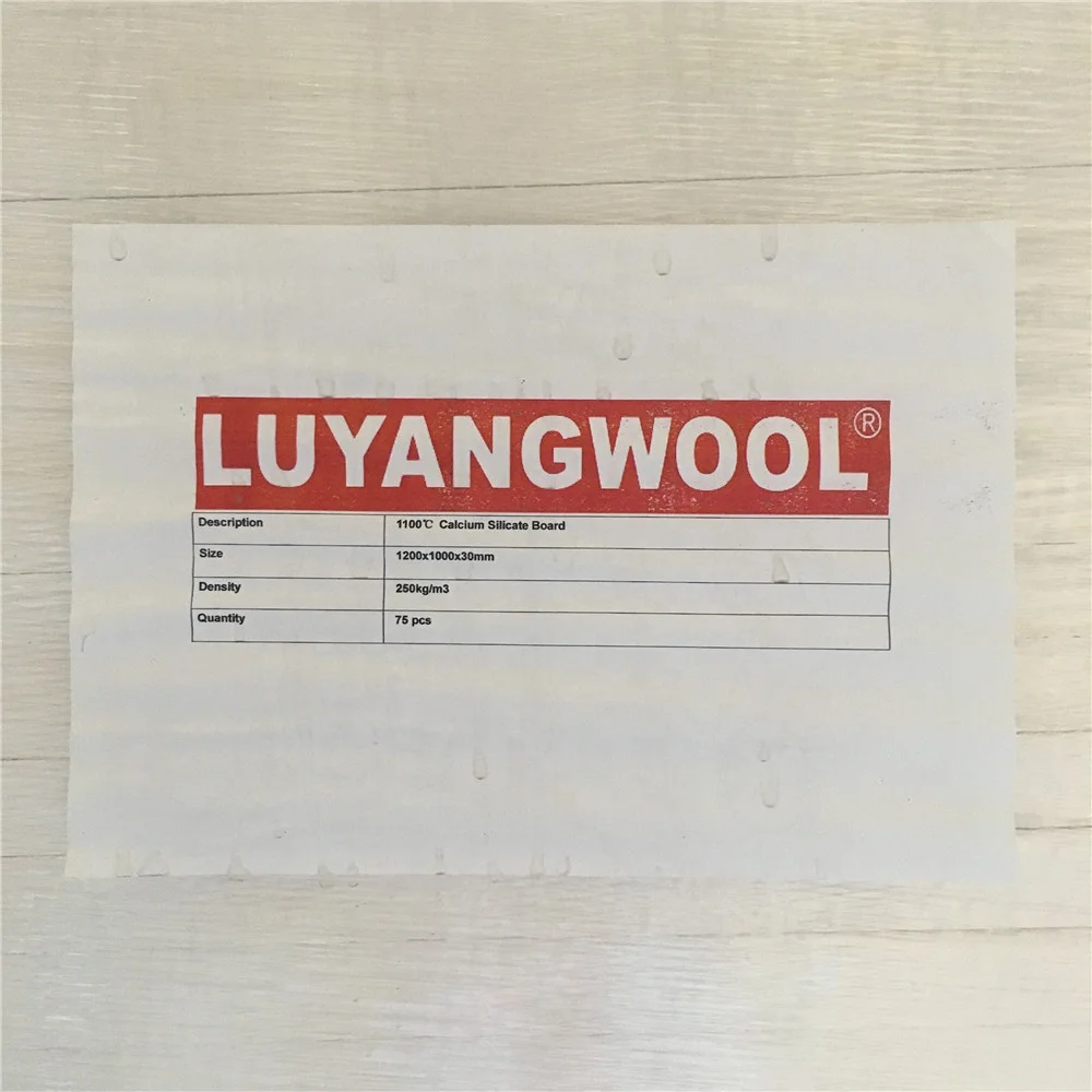  Плита из силиката кальция серого цвета LUYANGWOOL 1220*2440