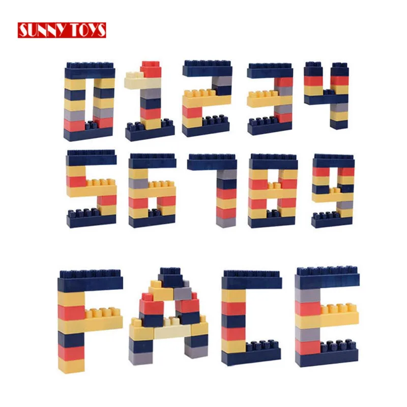 Baby large particles plastic building blocks kids educational plastic building blocks toys