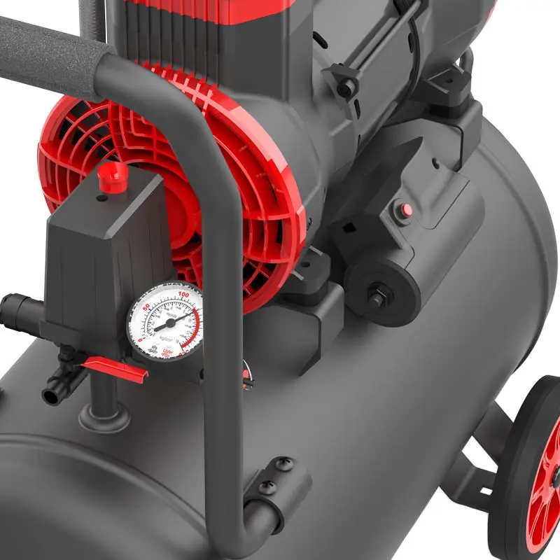 Auarita Low Noise Oil Free Piston Air Compressor 35L 1500w Silent Oilless Air Compressor