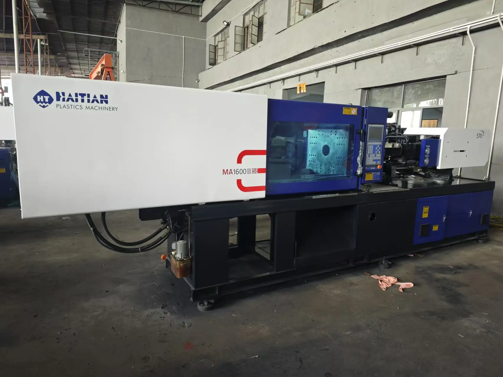 Secondhand Haitian MA3 1600SE servo original injection molding machine 160 tons horizontal plastic molding machine factory price