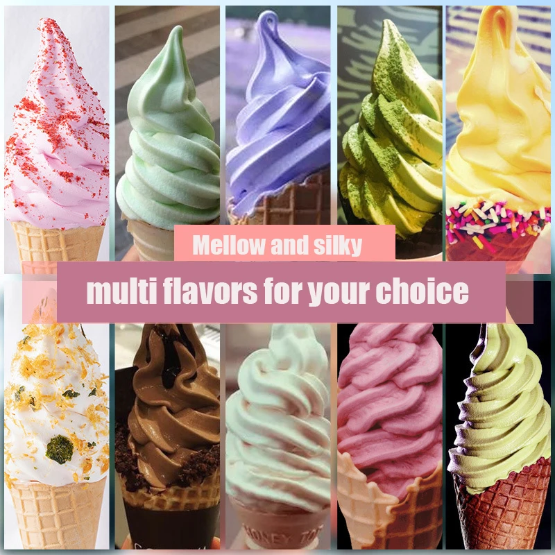 Hot Sale Soft Matcha Flavor Ice Cream powder Wholesale Commercial Sundae ice cream ingredients