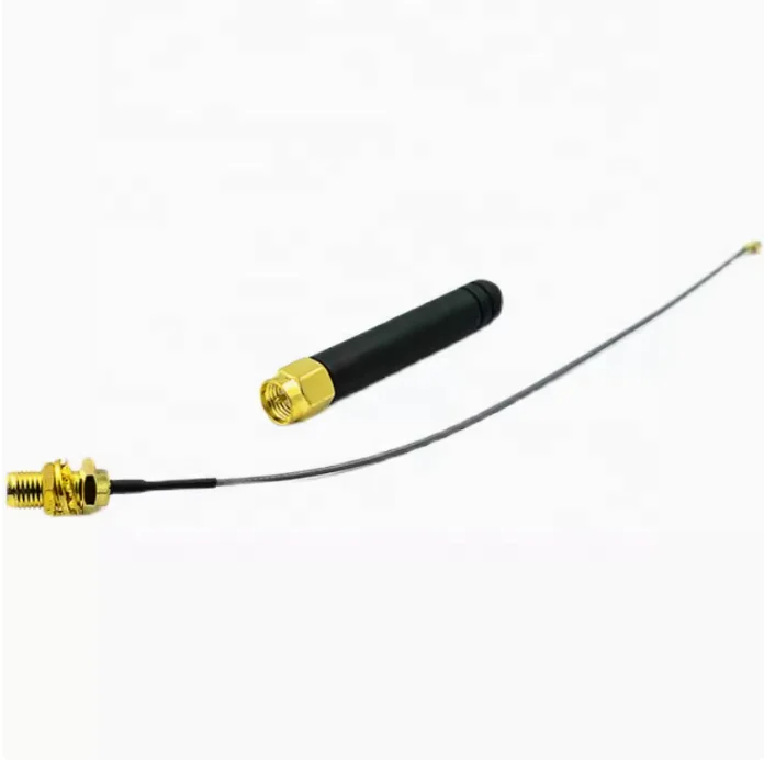 Glue stick antenna  to IPEX cable for SIM800L GPRS TCP IP module