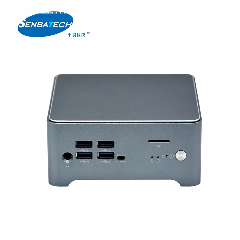 best fanless mini pc 5205u computer ram 64g M.2 2280 nvme PCIEx4 mini computer ops