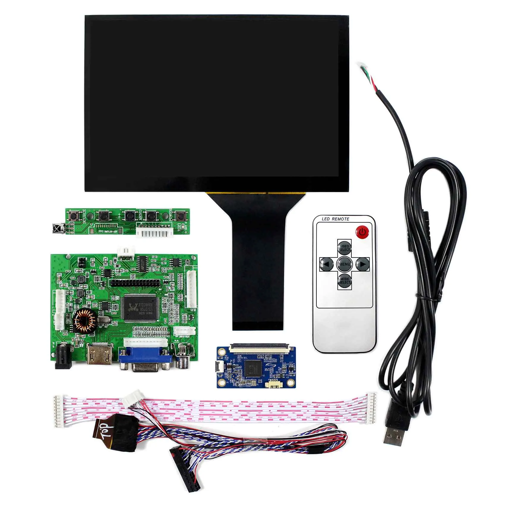  Плата ЖК-контроллера с аудио 7 дюймов 1280x800 N070ICG LD1 ЖК-панель емкостный сенсорный