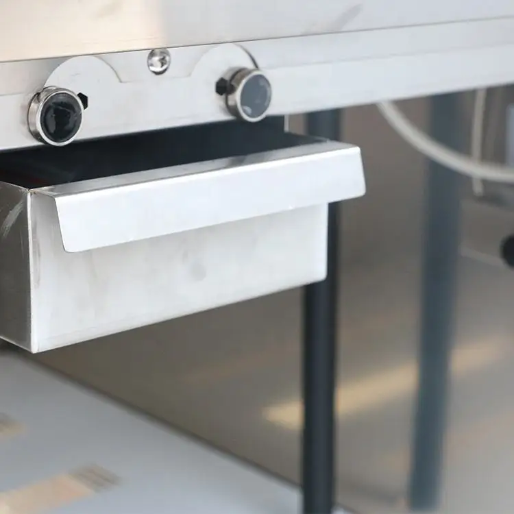 RTK lava Kitchen Restaurant Equipment Commercial Barbecue Grill electric Lava Rock Grill with Cabinet