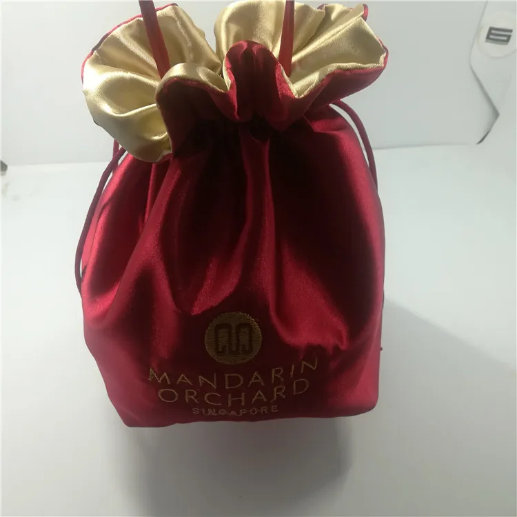 Шёлковая Подарочная сумка для ювелирных изделий с логотипом на заказ