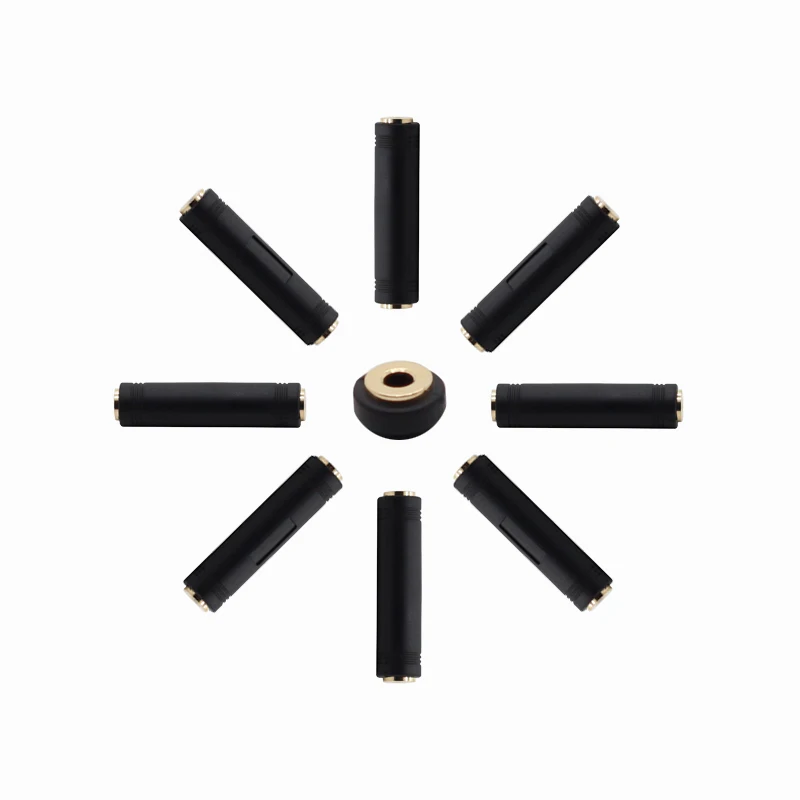 3.5 mm to 3.5 mm Audio Coupler Female to Female Join Two Stereo Audio Cables Together to Make a Longer Cable