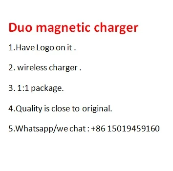 New Product Wholesale Factory Price Original Duo Charger Magnetic Charging Magnet Wireless Chargers for Phone