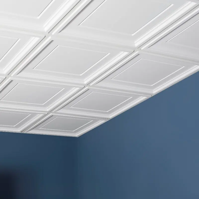 Factory price 2*2 drop ceiling waterproof ceiling tiles bathroom pvc suspended ceiling tiles