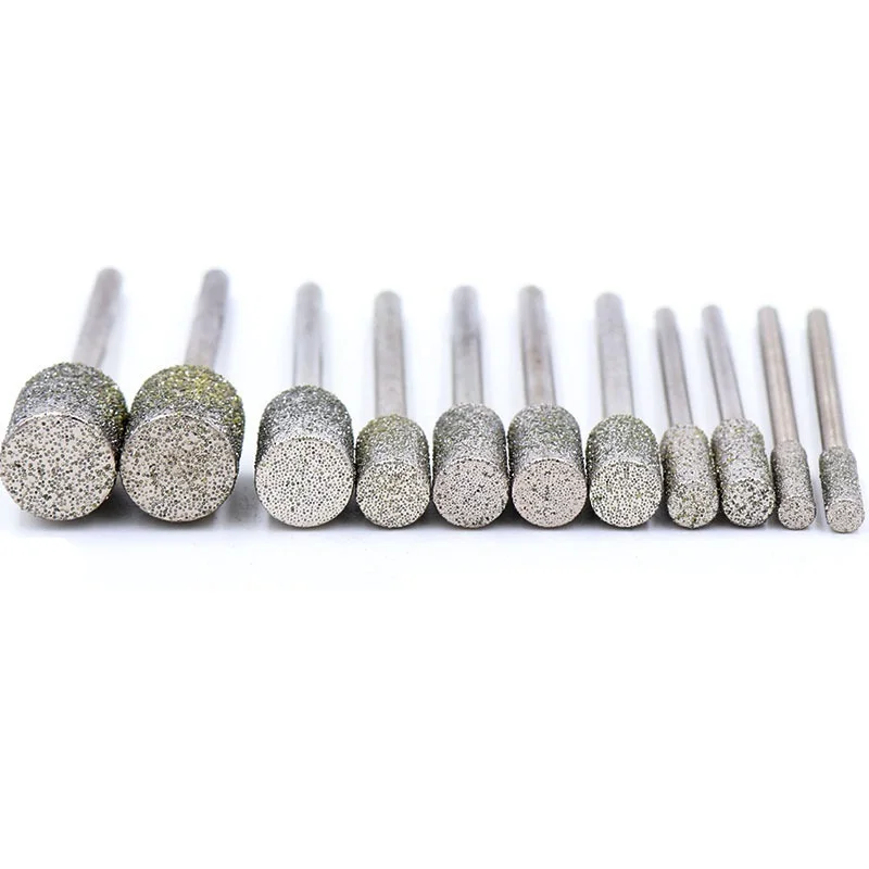 Abrasive Tools Accesorios Dremel Grinding Head Jade Carving Polishing Diamond Coated Grinding Head