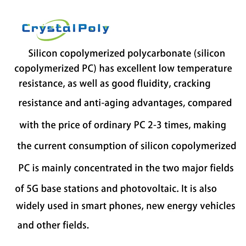 Silicon Copolymerization Pc Granules Manufacturer Price Supply Pc Plastic Flame Retardant Polycarbonate Pellet