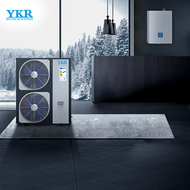 YKR heatpump10KW 20 KW Split DC inverter heat pump High COP Air Source Heat Pump water heater heating cooling